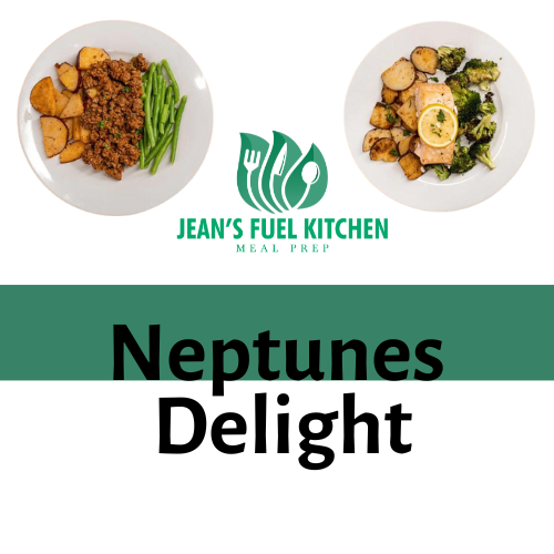 Neptunes Delight- Grandmas Beef Picadillo+ Lemon Garlic Salmon Bundle