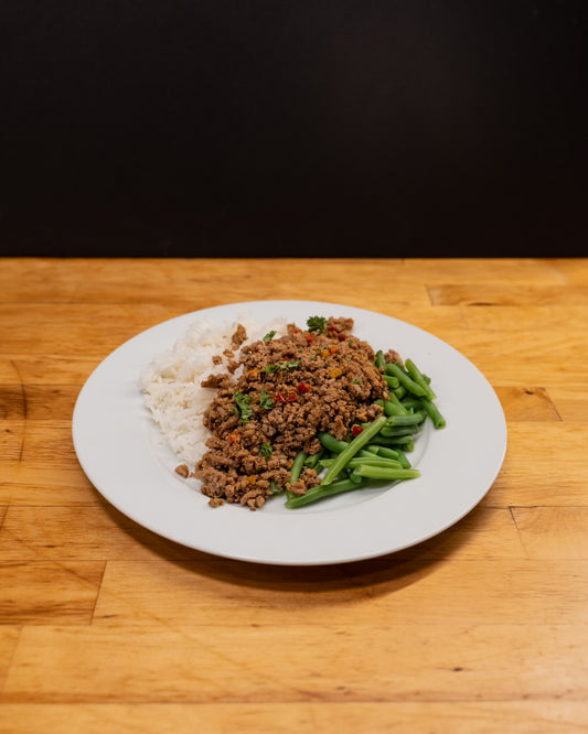 5 oz Ground Turkey w/Bell Pepper Rice and Veggies