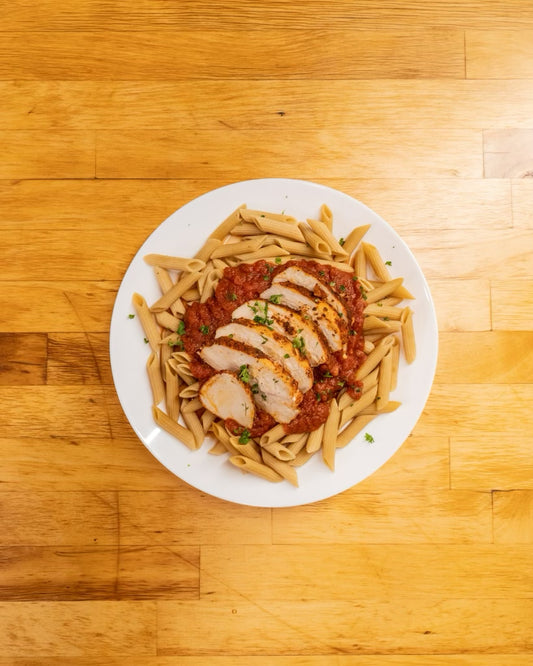 Roasted Chicken Penne Pasta w/Marinera Sauce