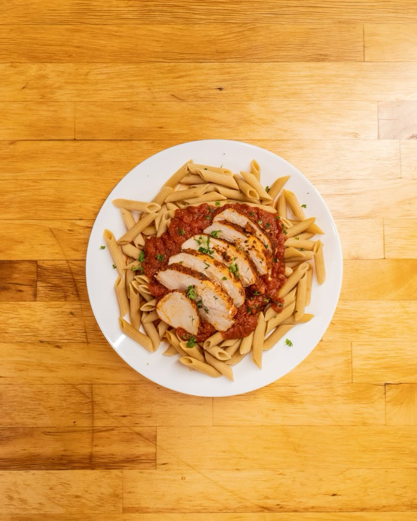 Ground Turkey with Marinara Sauce & Penne pasta